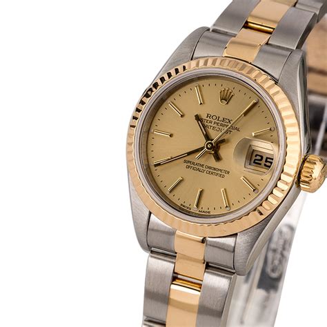 rolex 2 tone women